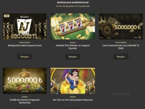 Canlı Casino Siteleri Bedava Bonuslari Kazan